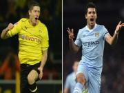 Số 9 cho Barca: Aguero hay Lewandowski?