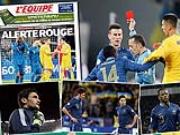 Báo giới Pháp chỉ trích thậm tệ sự bạc nhược của đội nhà