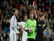 Ramos lập kỷ lục về... thẻ đỏ ở Real Madrid