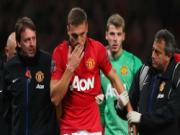 Đội trưởng Vidic nhập viện vì chấn động não, Man Utd lo sốt vó