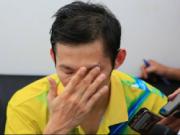 Tiến Minh khóc vì trận thua sốc