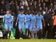 Thắng "hú vía" Fulham, Manchester City tạm chiếm ngôi nhì bảng của Arsenal