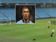 Kolarov "bắn đại bác" trên sân tập