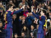 Barcelona: Trong cái ôm thật chặt của Villa và Messi
