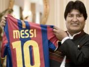 Tổng thống Bolivia muốn tặng huân chương cho Messi