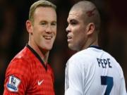 Rooney lần đầu đối mặt Pepe sau vụ khẩu chiến trên Twitter
