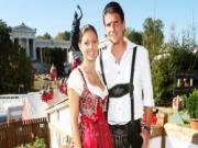 Mario Gomez đang bay trên đôi cánh tình yêu