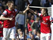 Ngày 9/5, Arsenal ký hợp đồng sang Việt Nam