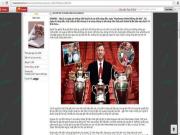 Cư dân mạng VN "hoảng loạn" trước tin Sir Alex nghỉ hưu