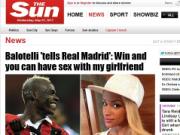 Real thua to, Balotelli vẫn mất bạn gái
