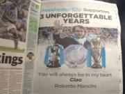 CĐV Man City bỏ tiền túi tri ân Mancini