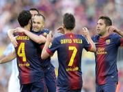 Thắng đậm Malaga, Barcelona kết thúc mùa giải với 100 điểm