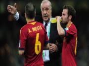 Khi Del Bosque tắm trong mồ hôi