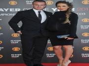 Tom Cleverley và "máy bay" đón em bé đầu lòng