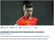 Chính thức: Chelsea đạt được thỏa thuận chiêu mộ Van Ginkel
