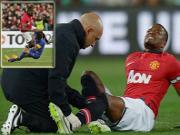 Evra thoát thẻ phạt vì chấn thương