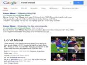 Google Việt Nam xúc phạm Lionel Messi