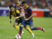 Neymar tỏa sáng, Barca nhẹ nhàng vượt qua Malaysia
