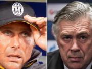 Cả Ancelotti và Conte đều hài lòng sau cuộc đối đầu Real - Juventus