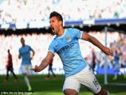 Aguero ăn thẻ vì tái hiện bàn tay của Chúa