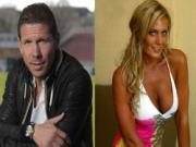 HLV Simeone cặp với mỹ nhân Playboy?