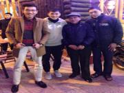 Công Vinh đến khai trương quán café của đồng đội