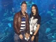 C. Ronaldo kết thúc đợt “xả hơi” bên bạn gái và con trai