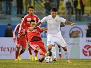 Tấn Trường mắc lỗi, Bình Dương thua đậm Hà Nội T&T