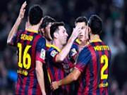 Messi mờ nhạt, Barcelona thủ hoà Levante