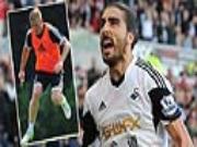 Loạn ở Swansea: Chico Flores “nói chuyện” với đồng đội bằng… gạch