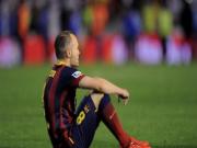 Barca nhận hung tin: Iniesta bỏ lỡ trận đấu với Levante