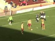 Pha ăn mừng theo phong cách võ biểu diễn