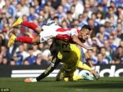 Cận cảnh pha va chạm khiến Courtois phải nhập viện