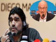 Huyền thoại Maradona tố bị chủ tịch FIFA "chơi bẩn"