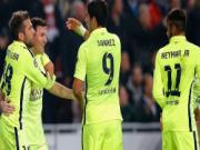 Barca thắng dễ, Suarez được thể “nổ” tưng bừng