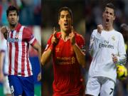 Luis Suarez lại vươn lên dẫn đầu cuộc đua "Chiếc giày vàng châu Âu"