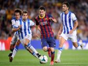 Messi, Alves chơi bóng chuyền tuyệt đỉnh