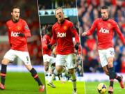 Rooney không muốn đá cặp với Mata và Van Persie
