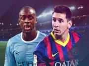 Thắng Man City nhờ trọng tài, Barca rộng cửa vào tứ kết