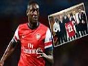 Sanogo được fan Arsenal yêu ngay lần đầu đá chính