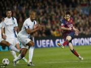 Barca bị cướp trắng 1 bàn thắng trong trận thắng Man City