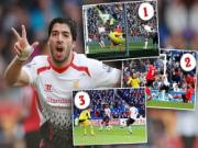 Suarez lập hattrick, Liverpool đánh tennis với Cardiff