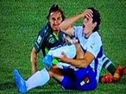 Pha gãy chân kinh hoàng của sao Chilê