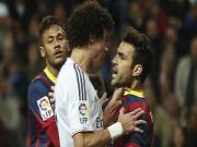 Fabregas lĩnh đòn "thiết đầu công" của Pepe