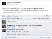 Ronaldo mở cửa hàng mang thương hiệu CR7 tại Việt Nam