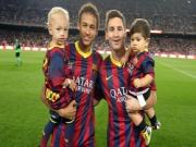 Neymar - trên vai của Messi