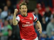 Kim Kallstrom sẽ rời Arsenal "không kèn không trống"