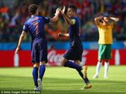 Van Persie thừa nhận Hà Lan đã có nửa đầu trận tồi tệ trước Australia