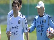 HLV Sabella phủ nhận mâu thuẫn với Messi