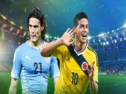3h00 ngày 29/6, Colombia - Uruguay: Luis Suarez, Falcao và nội chiến Nam Mỹ